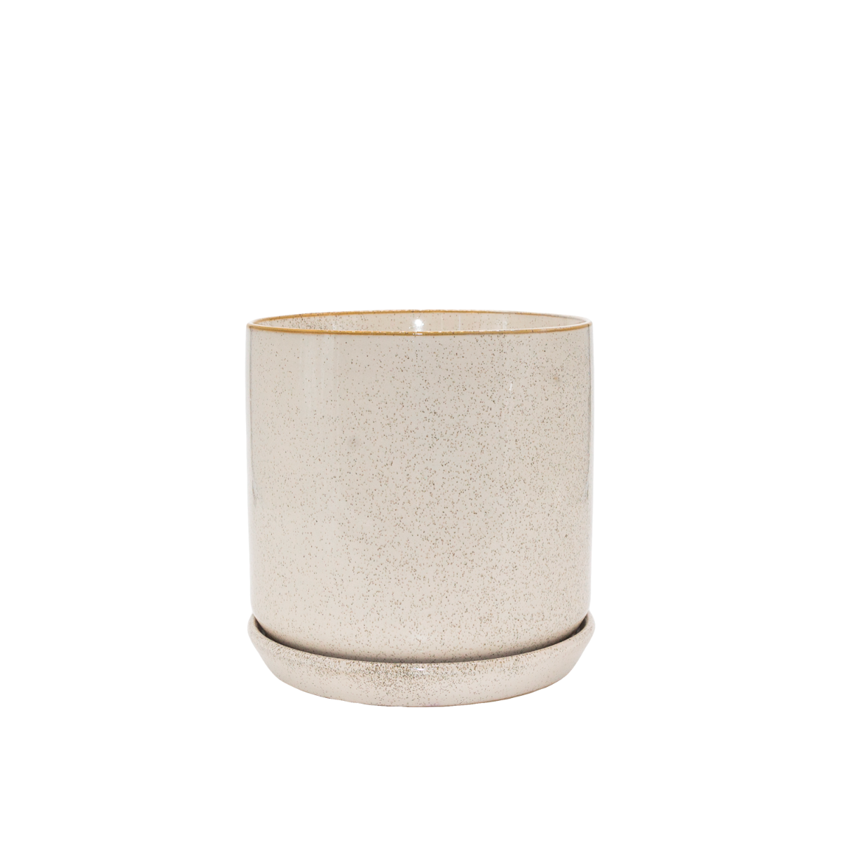 Planter- Sandstorm with Saucer - Medium and Large