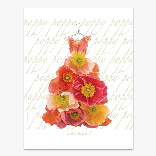 Tea Towel - Petal & Pins - Pure Linen