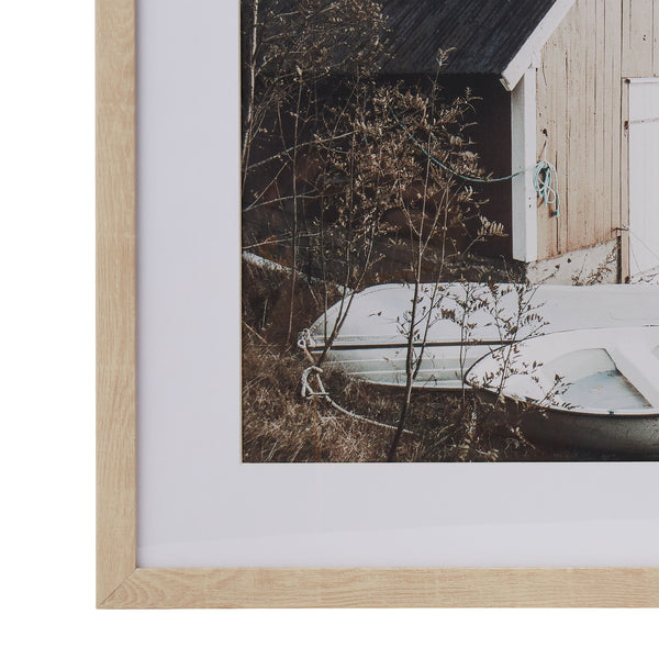 Print - Framed Lakeside Canoe