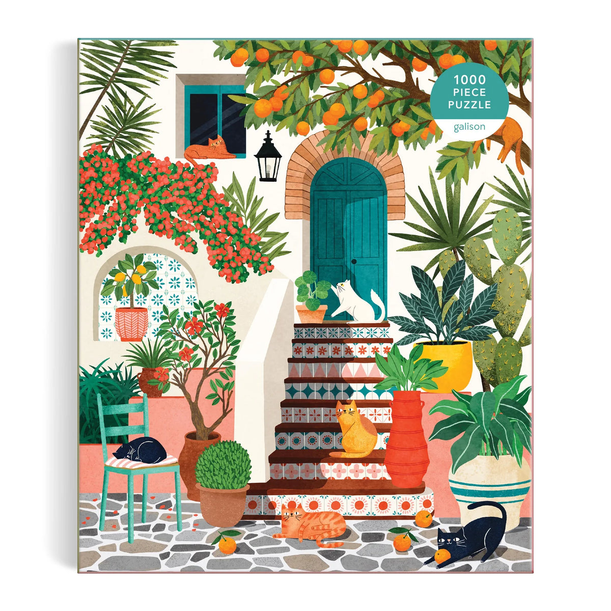 Puzzle - Mediterranean Cats - 1000 pieces