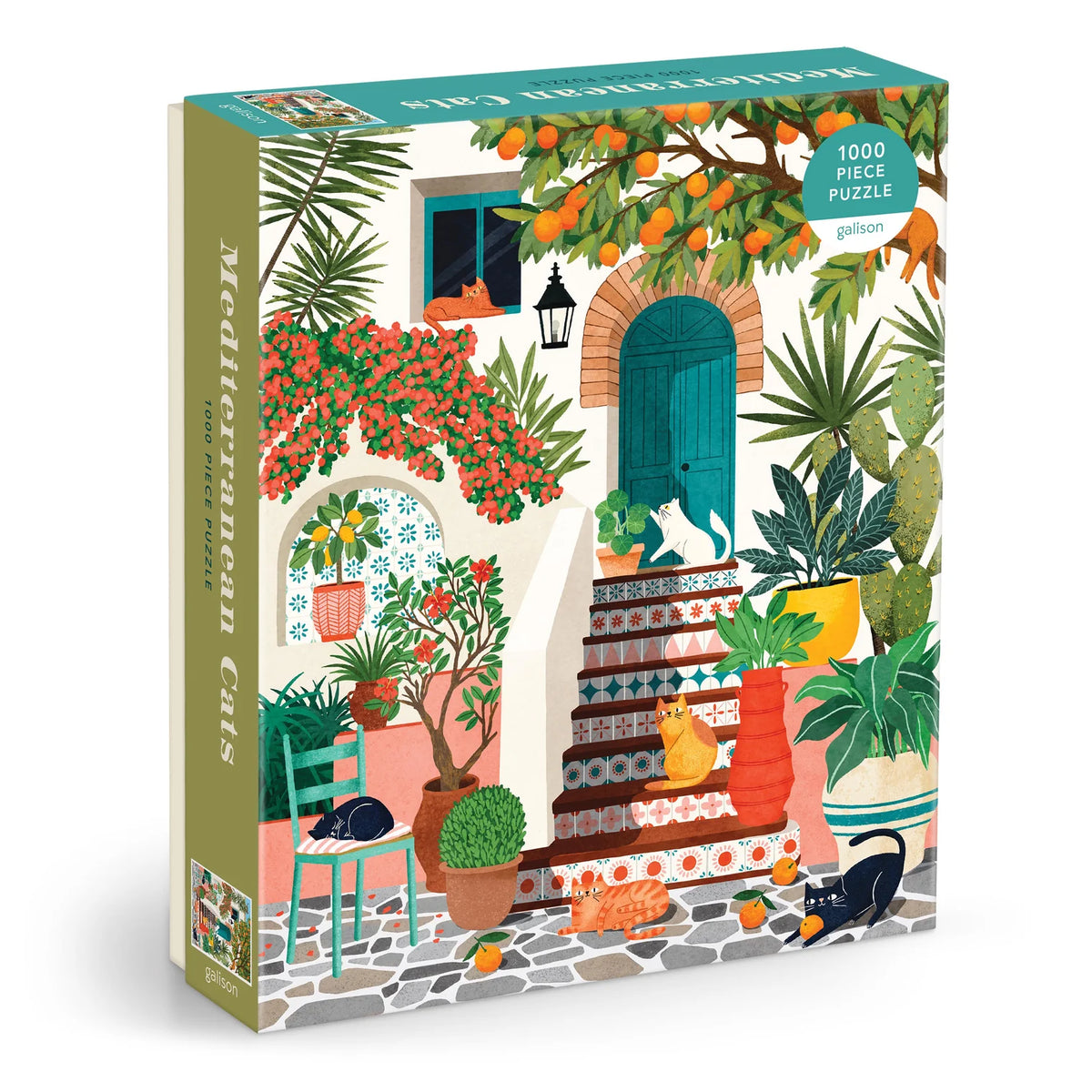 Puzzle - Mediterranean Cats - 1000 pieces