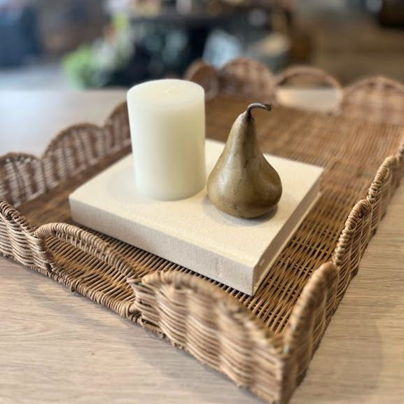 Rectangular Rattan Tray