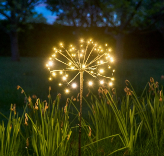 Dandelion Outdoor Solar Stake Lights - Small and Large