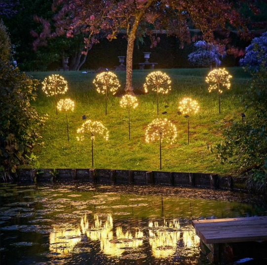 Dandelion Outdoor Solar Stake Lights - Small and Large