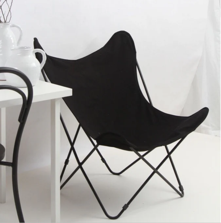 Butterfly Chair - replacement cover. Black or Navy canvas