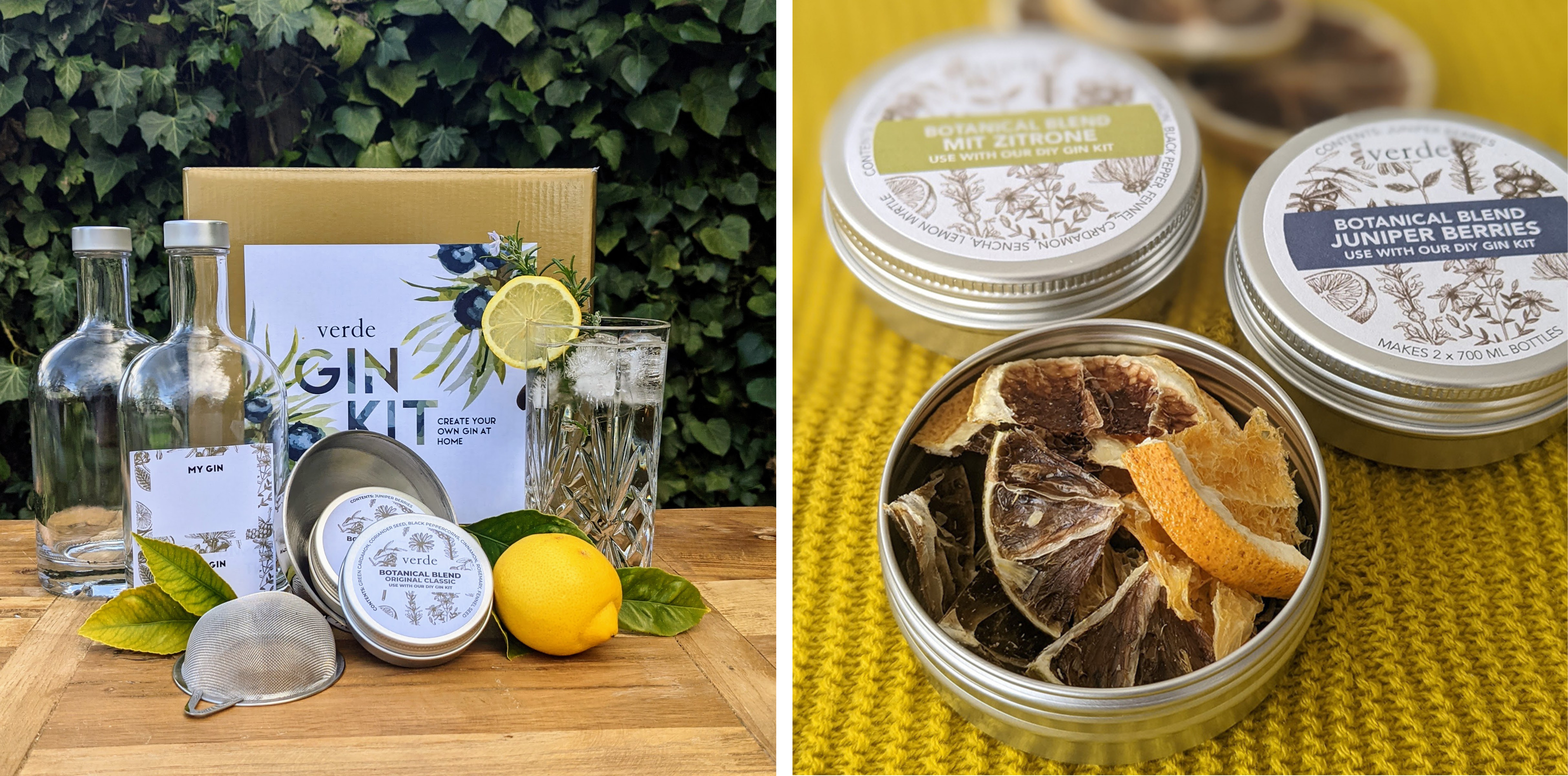 Verde DIY Gin Kit - The Gin Crafters' Essential Starter Kit