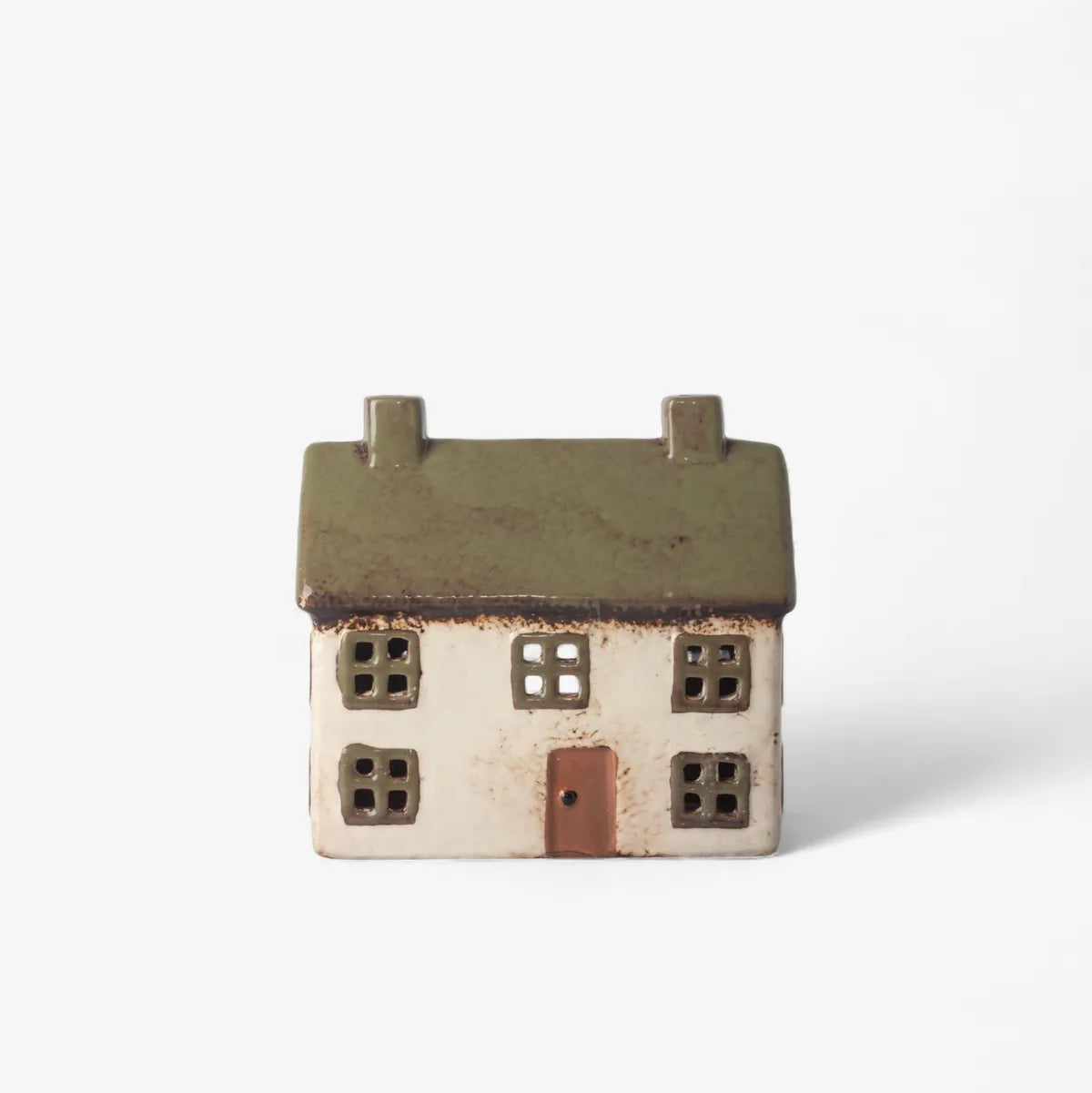 Tealight Cottage Alsace Olive Green