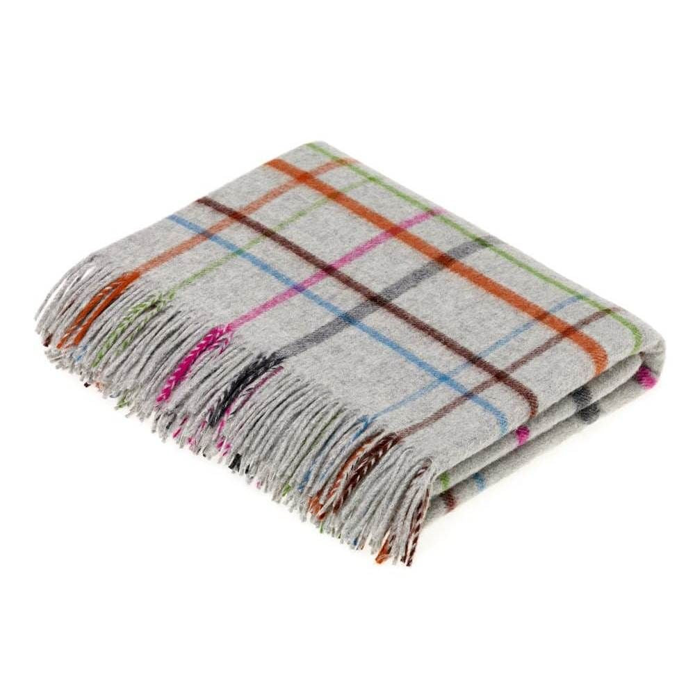 Throw-Wool-Grey-Multi-Windowpane-Check