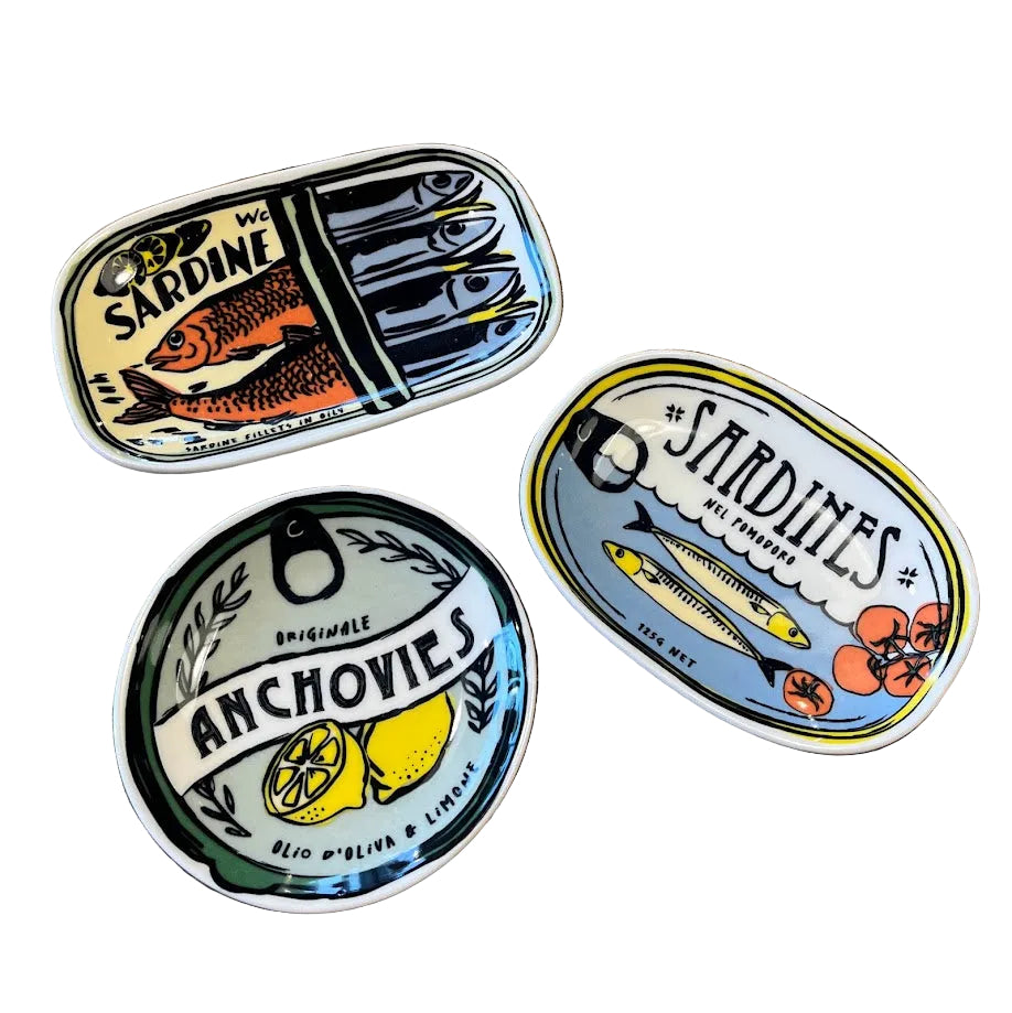 Trinket Dishes - Sardines and Anchovies