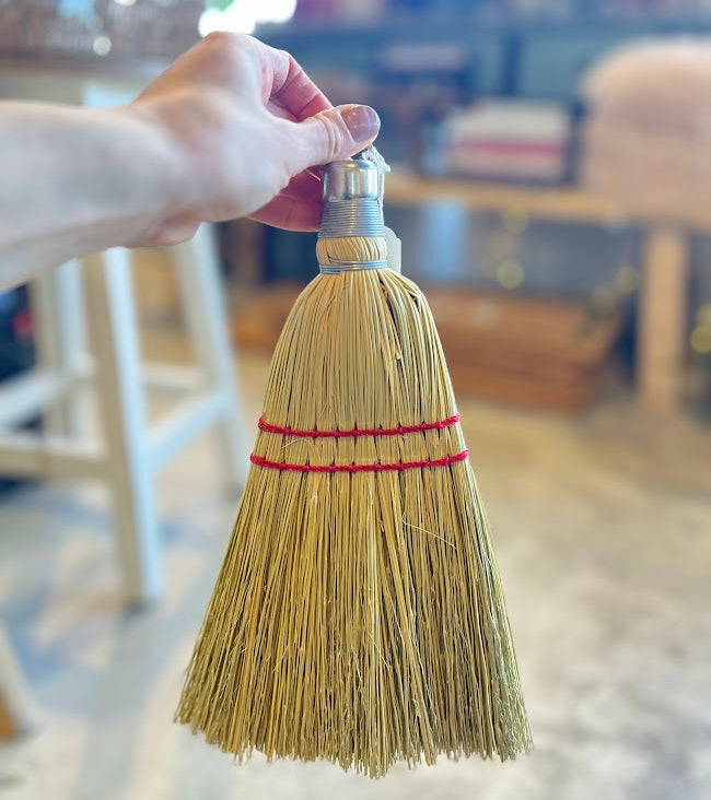 Tumut Whisk Broom No Handle - Natural Millet Broom