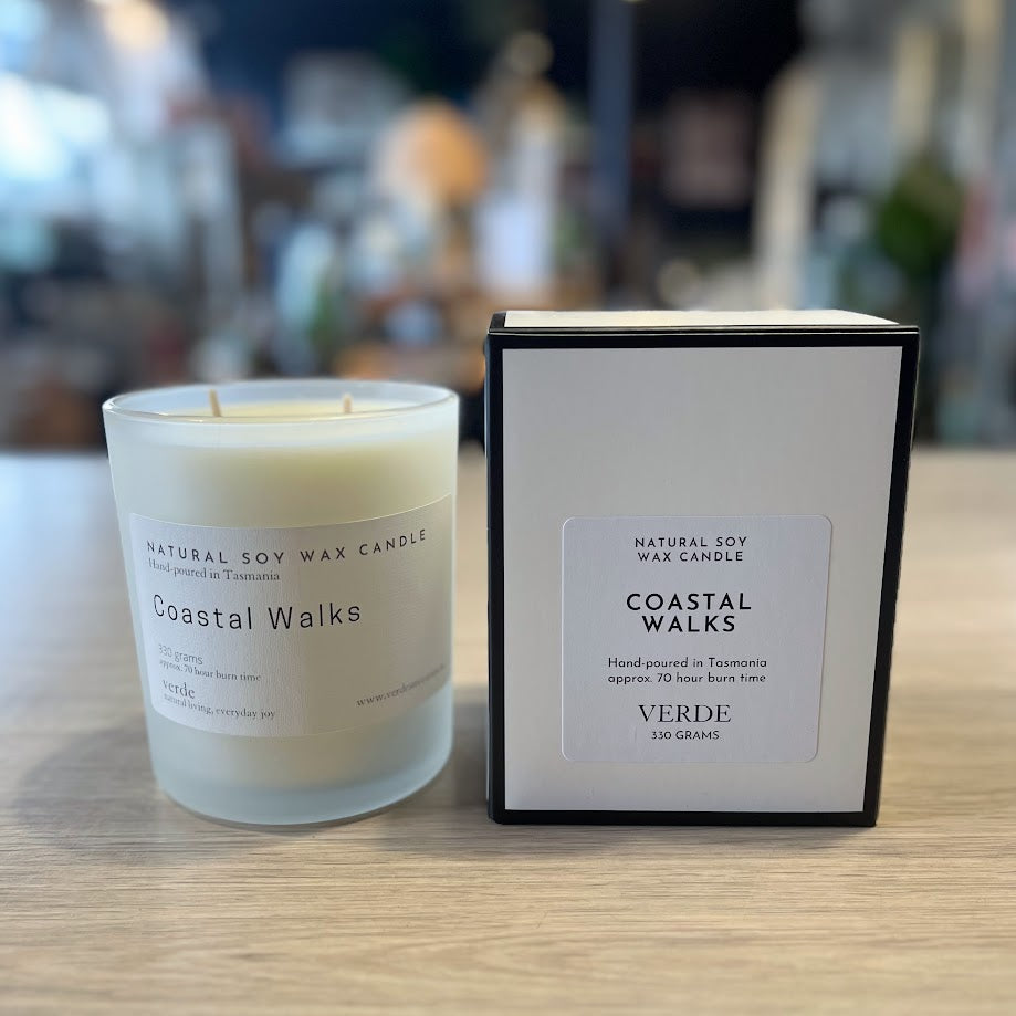 Verde Soy Wax Candle - White Frosted Jar - Limited Edition