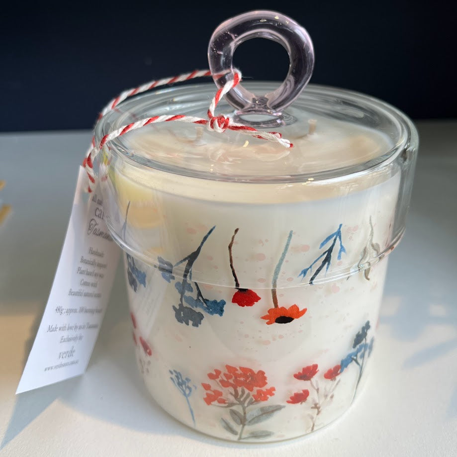 Verde Scented Candle Floral Jar - Limited Edition