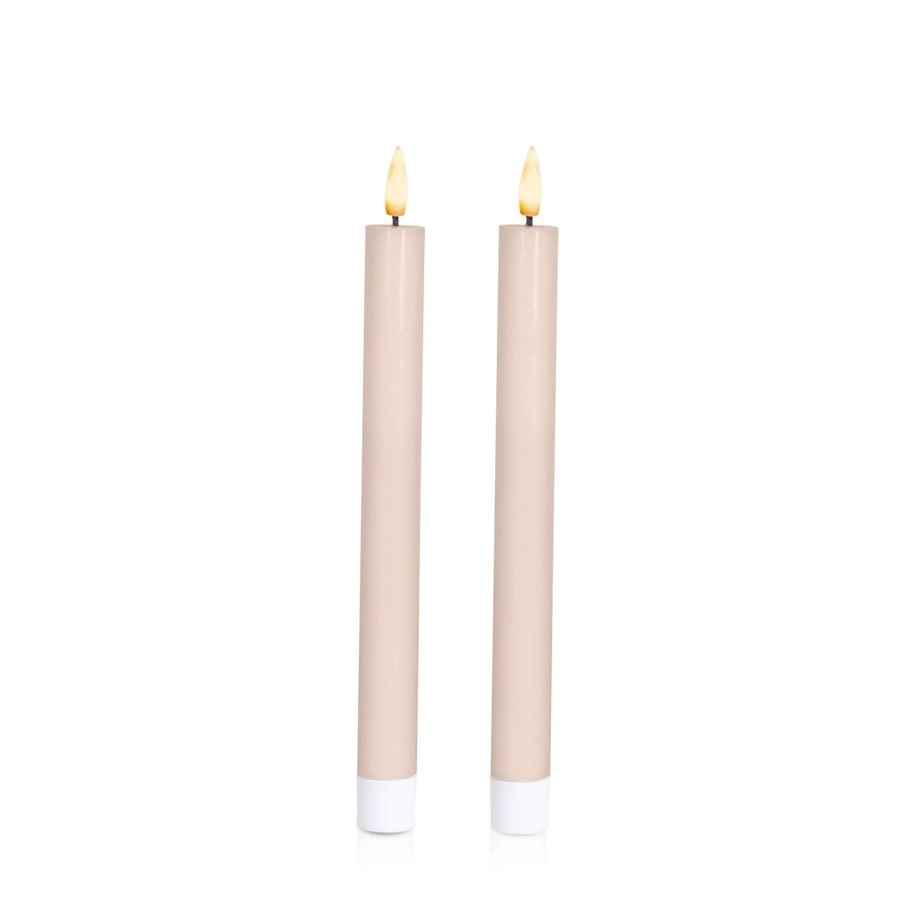 Flickering Dinner LED Candle - Set of 2 - Various Colours