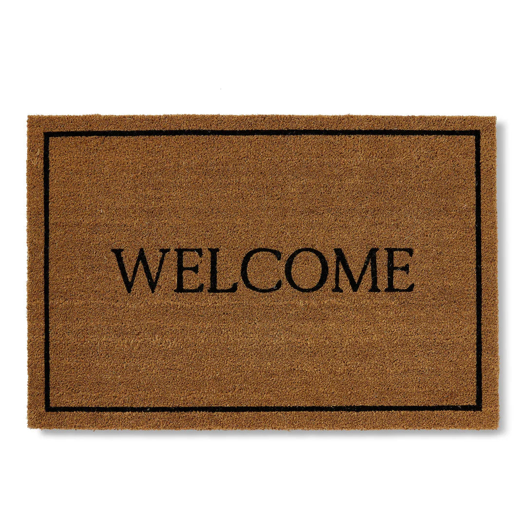 Doormat - Welcome Black
