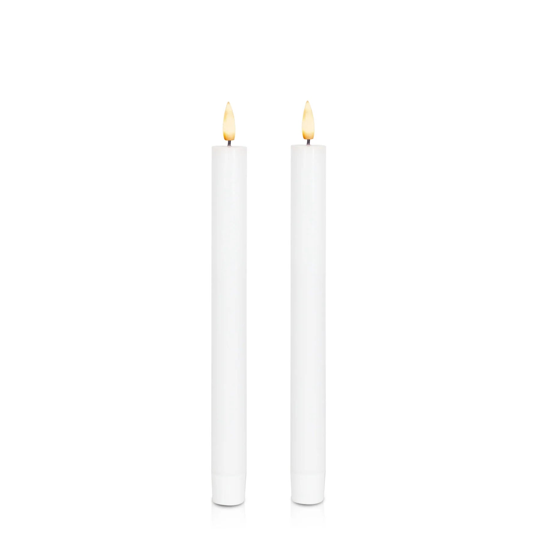 Flickering Dinner LED Candle - Set of 2 - Various Colours
