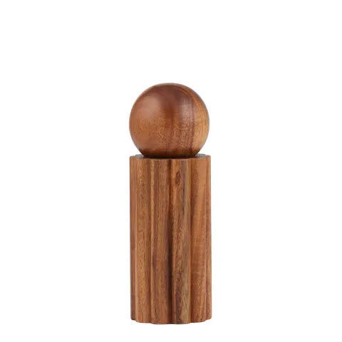Wooden Salt & Pepper Grinder - Ivory or Natural