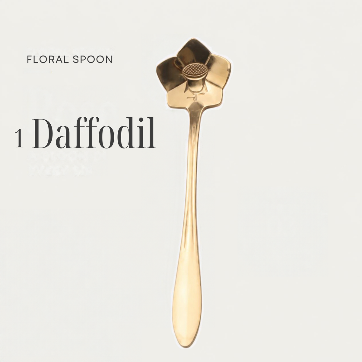 Flower Spoons - Stainless Steel - Silver, Gold & Rose Gold - PREORDER NOW, ARRIVING IN 7-10 DAYS!