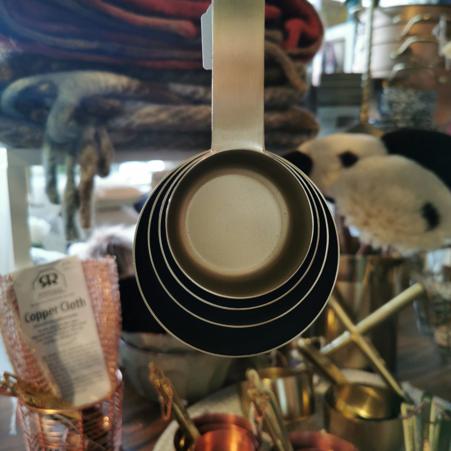 Measuring Cups - Gold Stainless Steel - Set of 4