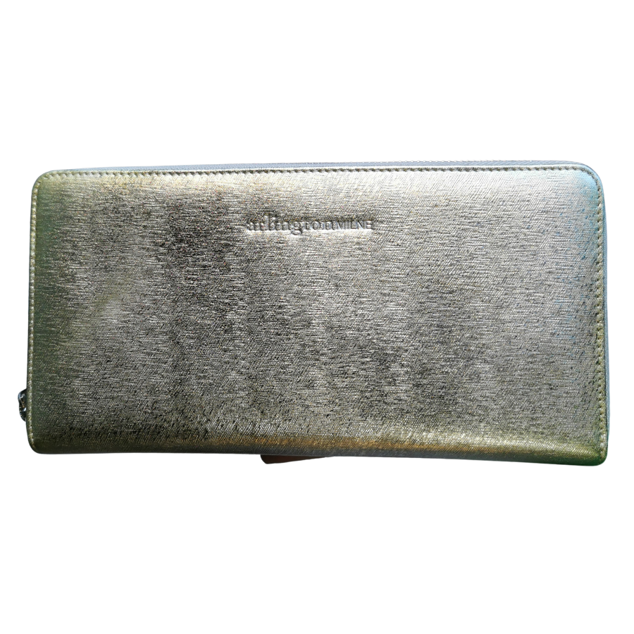 Large Wallet - Leather - Gold