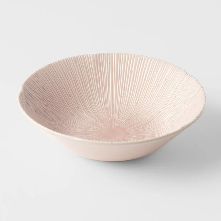 Japanese Bowl - Pastel Pink Glaze - 17cm