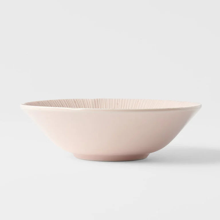 Japanese Bowl - Pastel Pink Glaze - 17cm