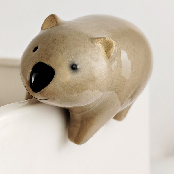 Pot Hanger - Wombat - Ceramic