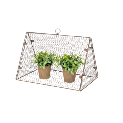 Mini Triangle Wire Garden Cloche - PREORDER NOW
