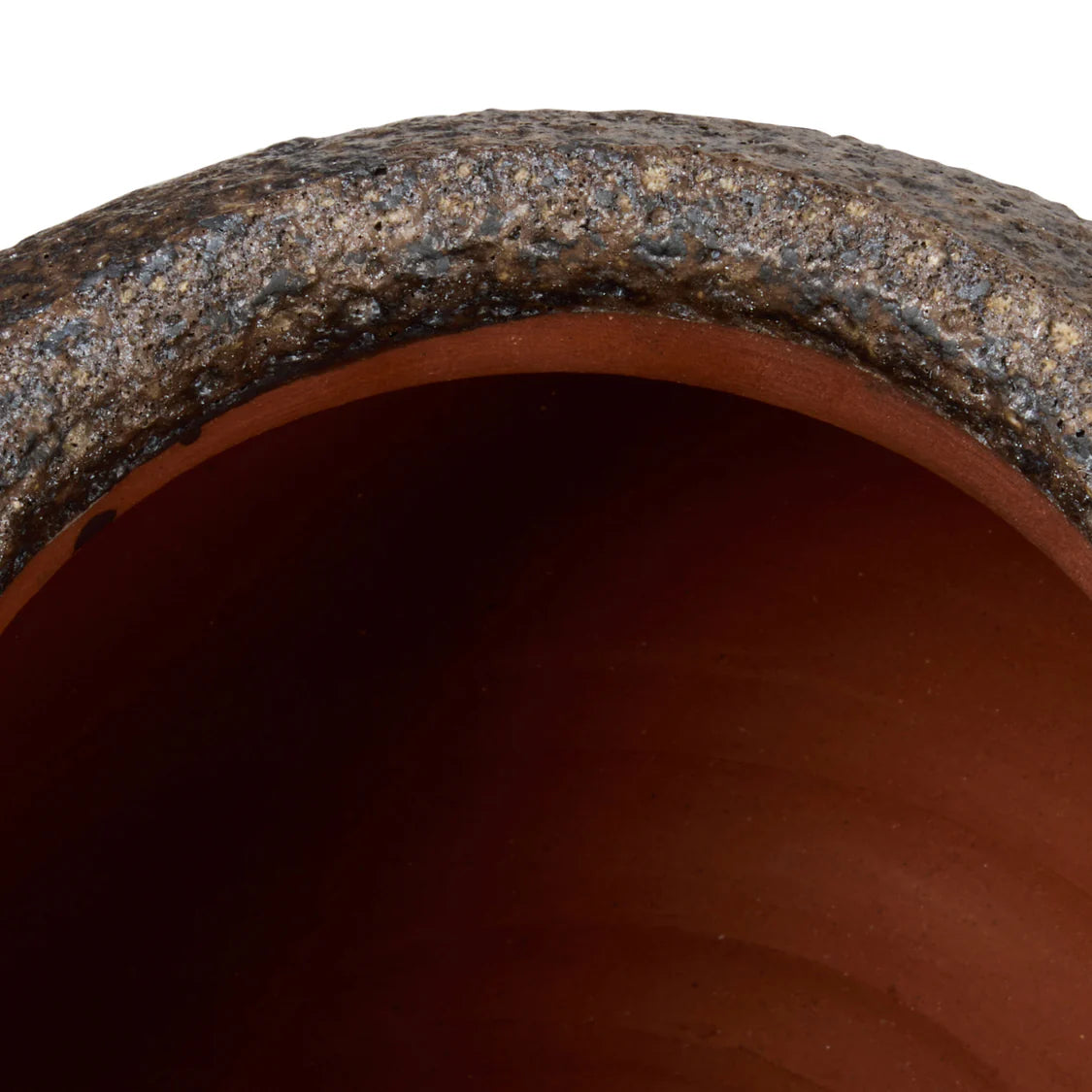 Vase - Round - Brown Reactive Glaze