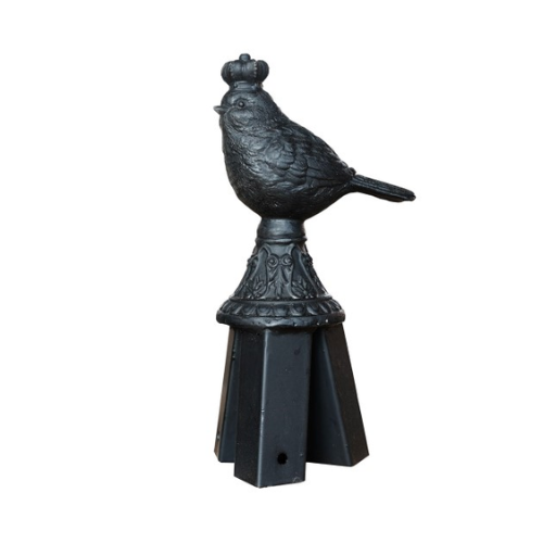 Stake Topper - Royal Birds Cast Iron Black