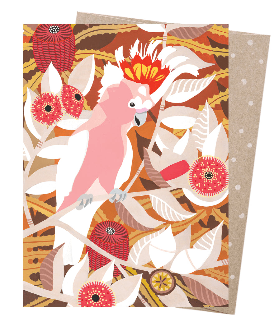 Card - Major Mitchell & Macrocarpa - 100% recycled paper