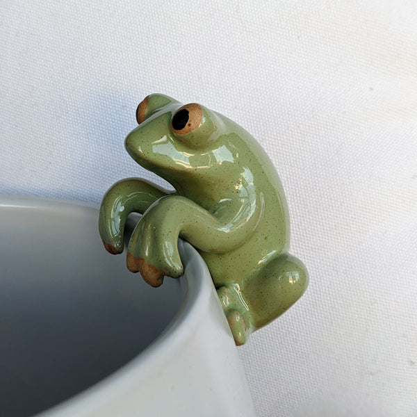 Pot Hanger - Frogs - Ceramic
