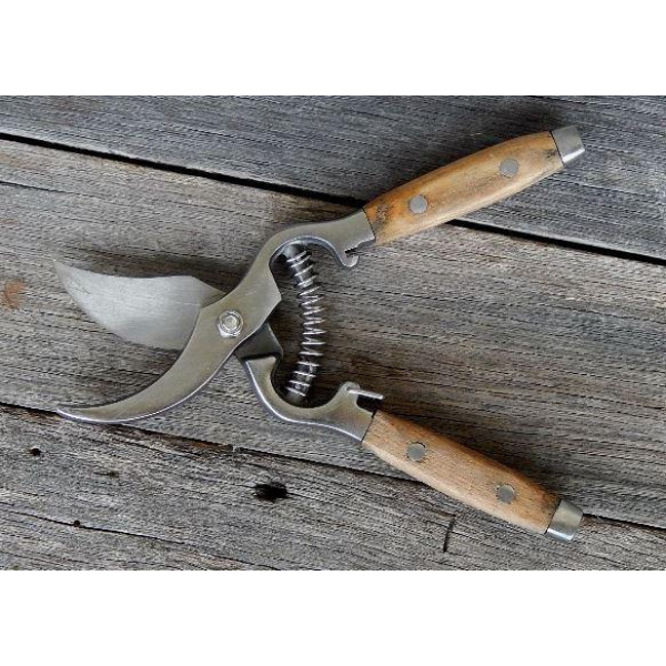 Ash Wood Handled Secateurs