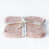 Wash Cloths - Hand Knitted Cotton - Small