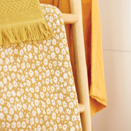 100% Cotton Towels - Citron Forget-Me-Not