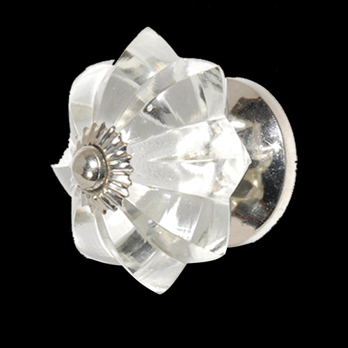 Drawer Knobs – Glass Pumpkin Cut