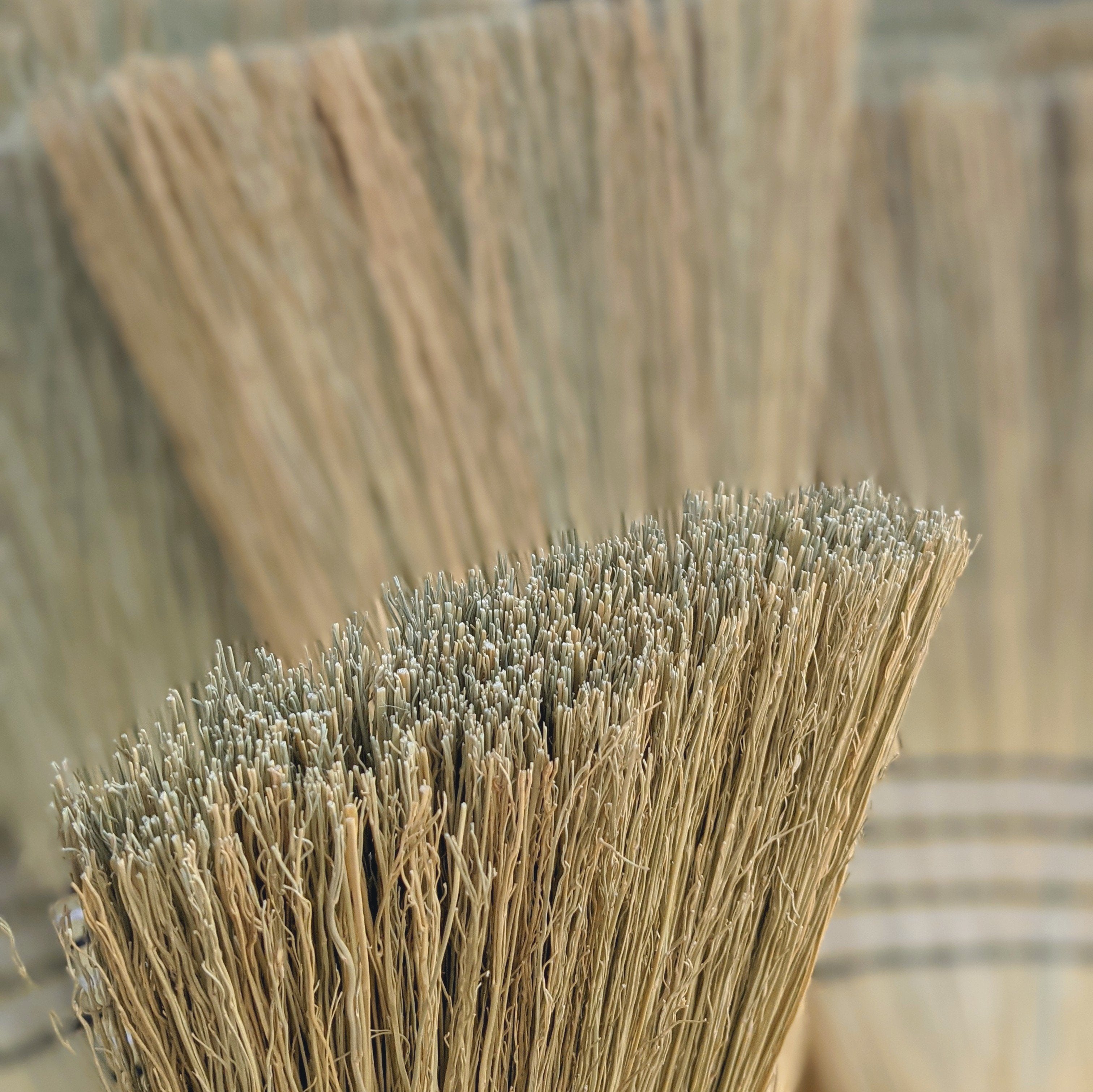 Tumut Whisk Broom No Handle - Natural Millet Broom