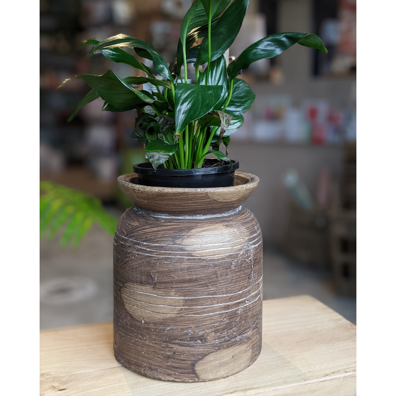 Rustic Ceramic Urn