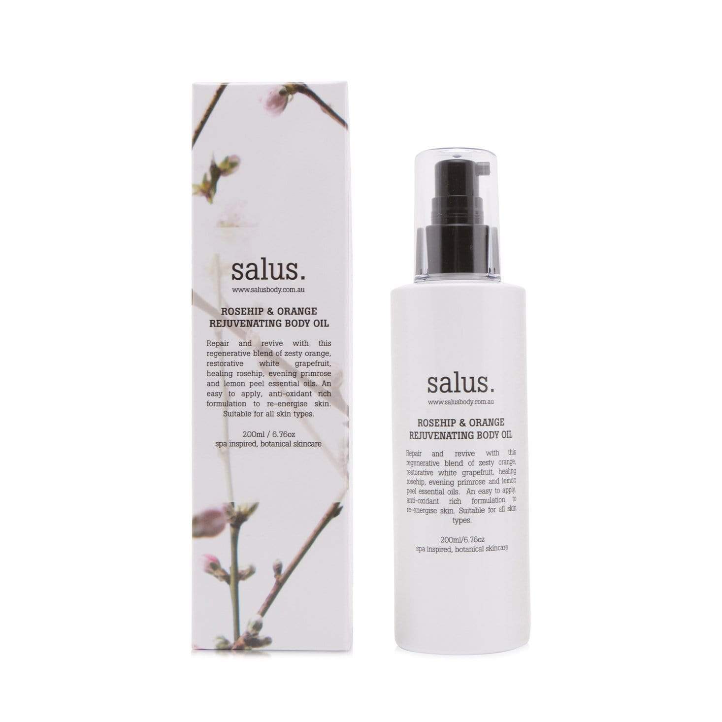 Rejuvenating Body Oil - Rosehip & Orange - Salus