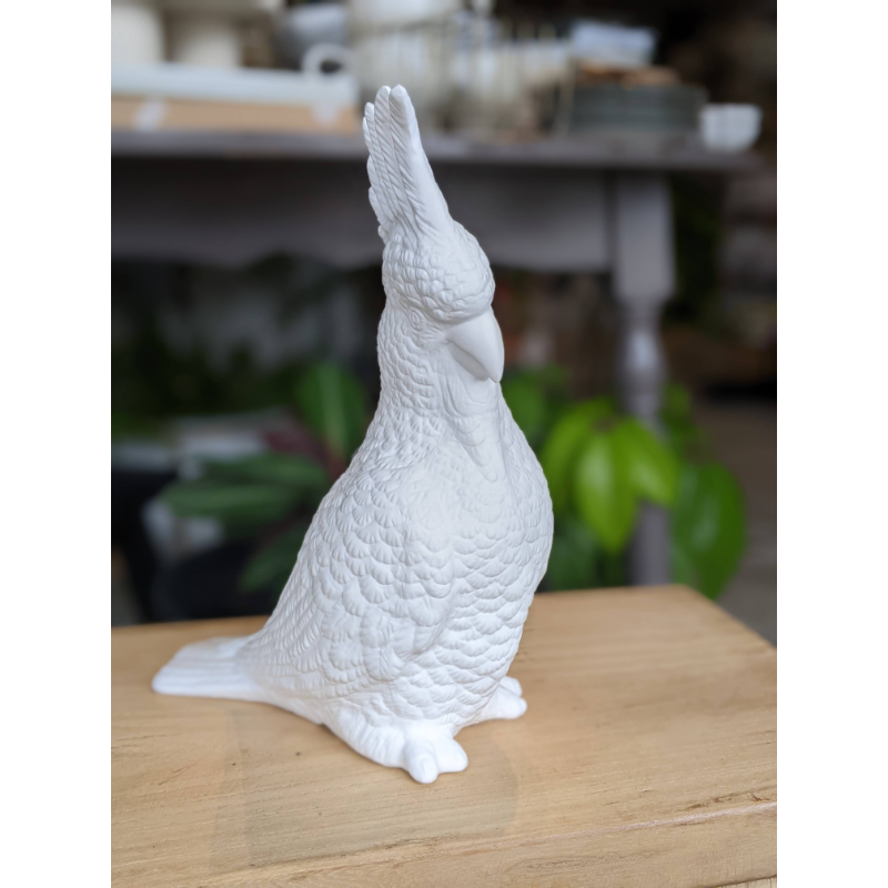Cockatoo Money Box - White
