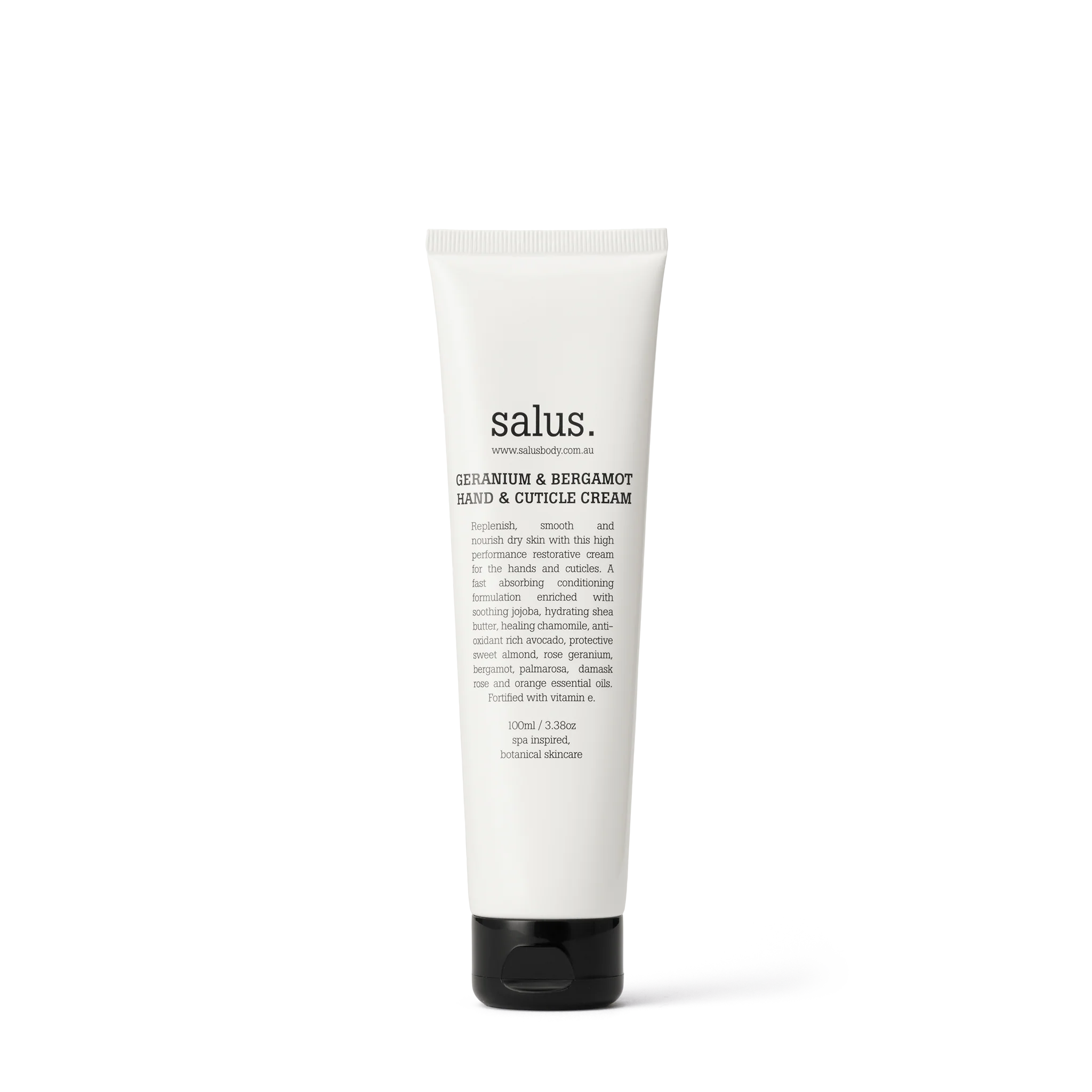 Hand and Cuticle Cream Geranium and and Bergamot 100ml - Salus