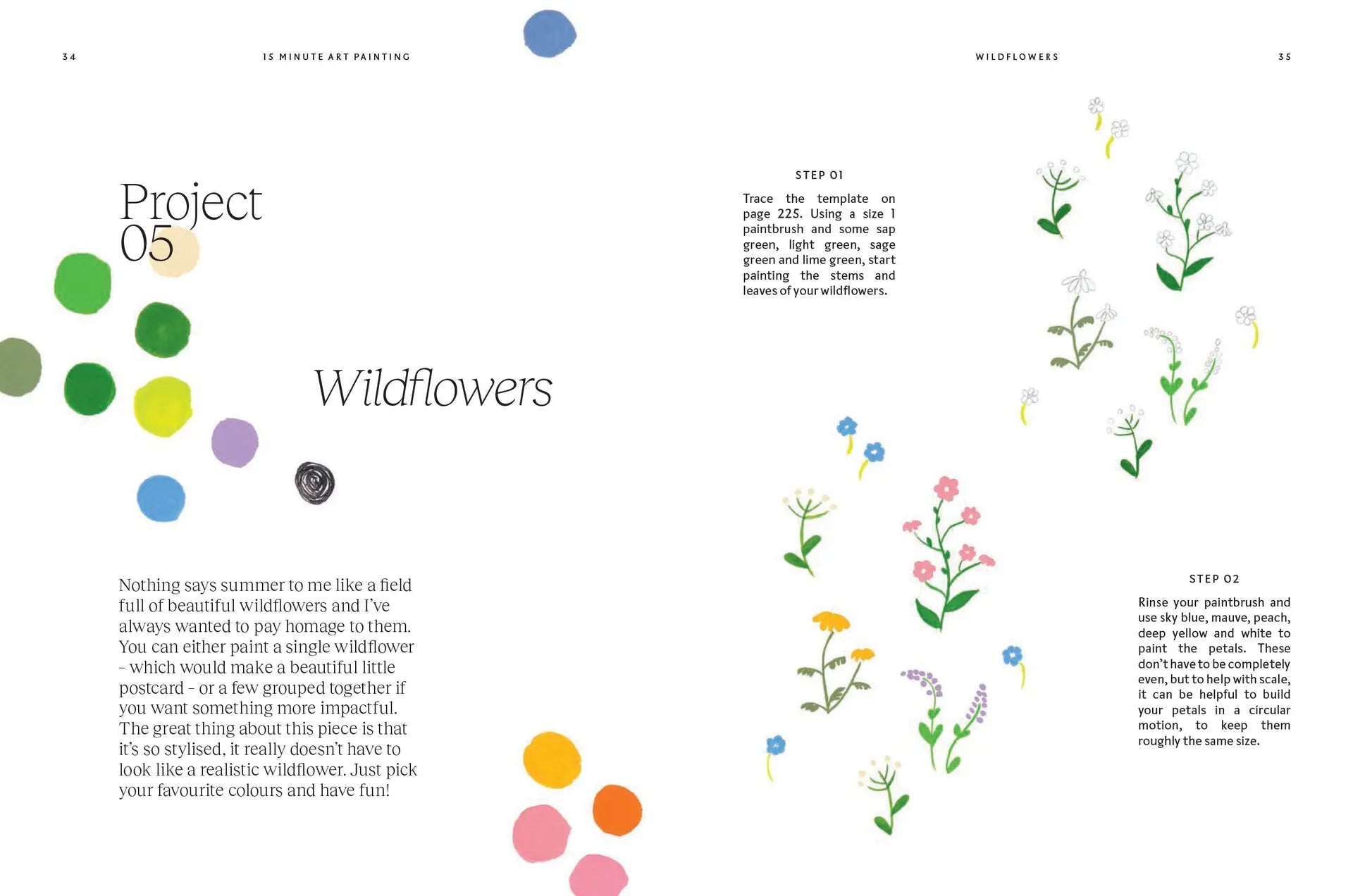 Book - 15 Minute Art: Painting by Hannah Podbury