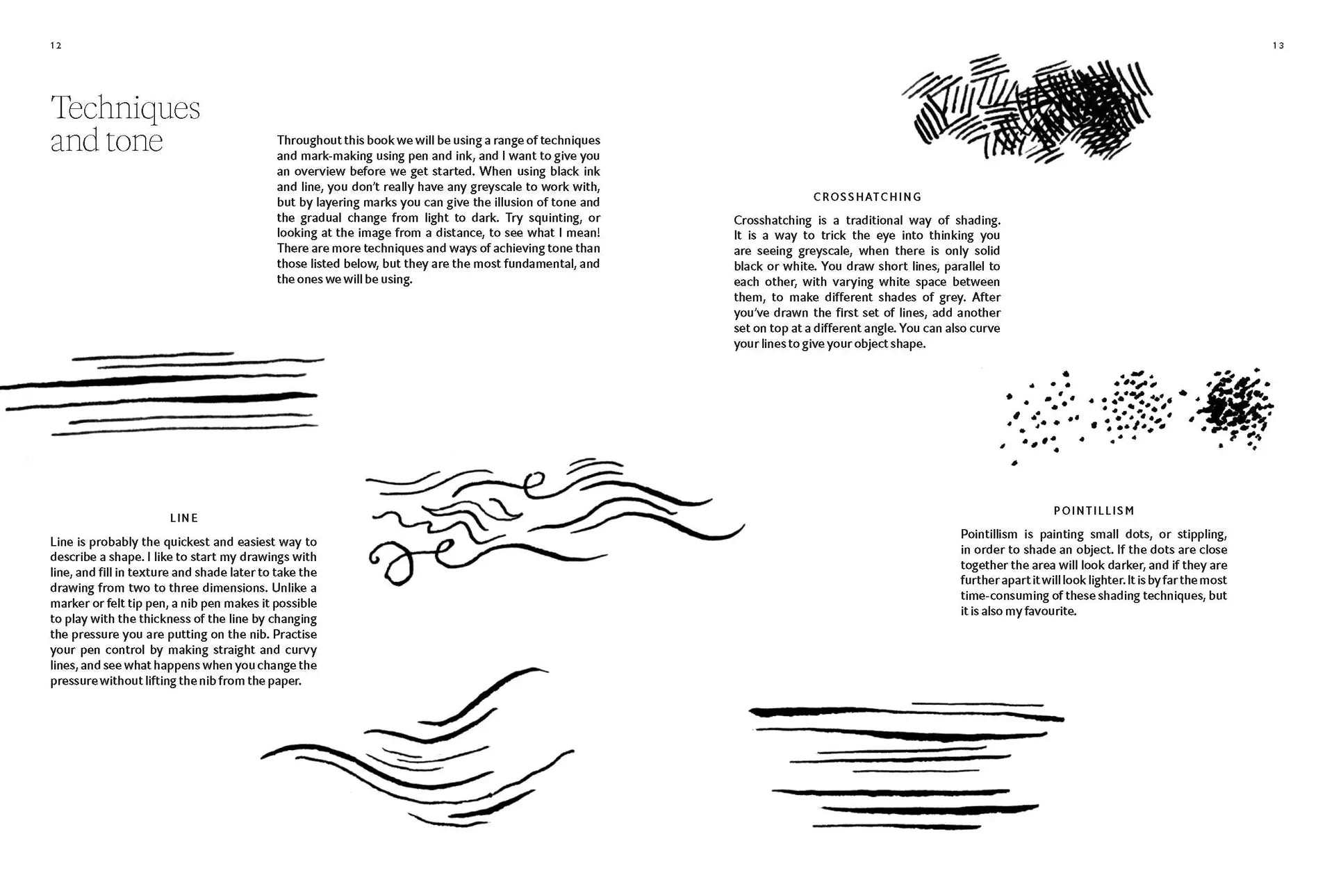 Book - 15 Minute Art: Pen & Ink by Anna Tromop
