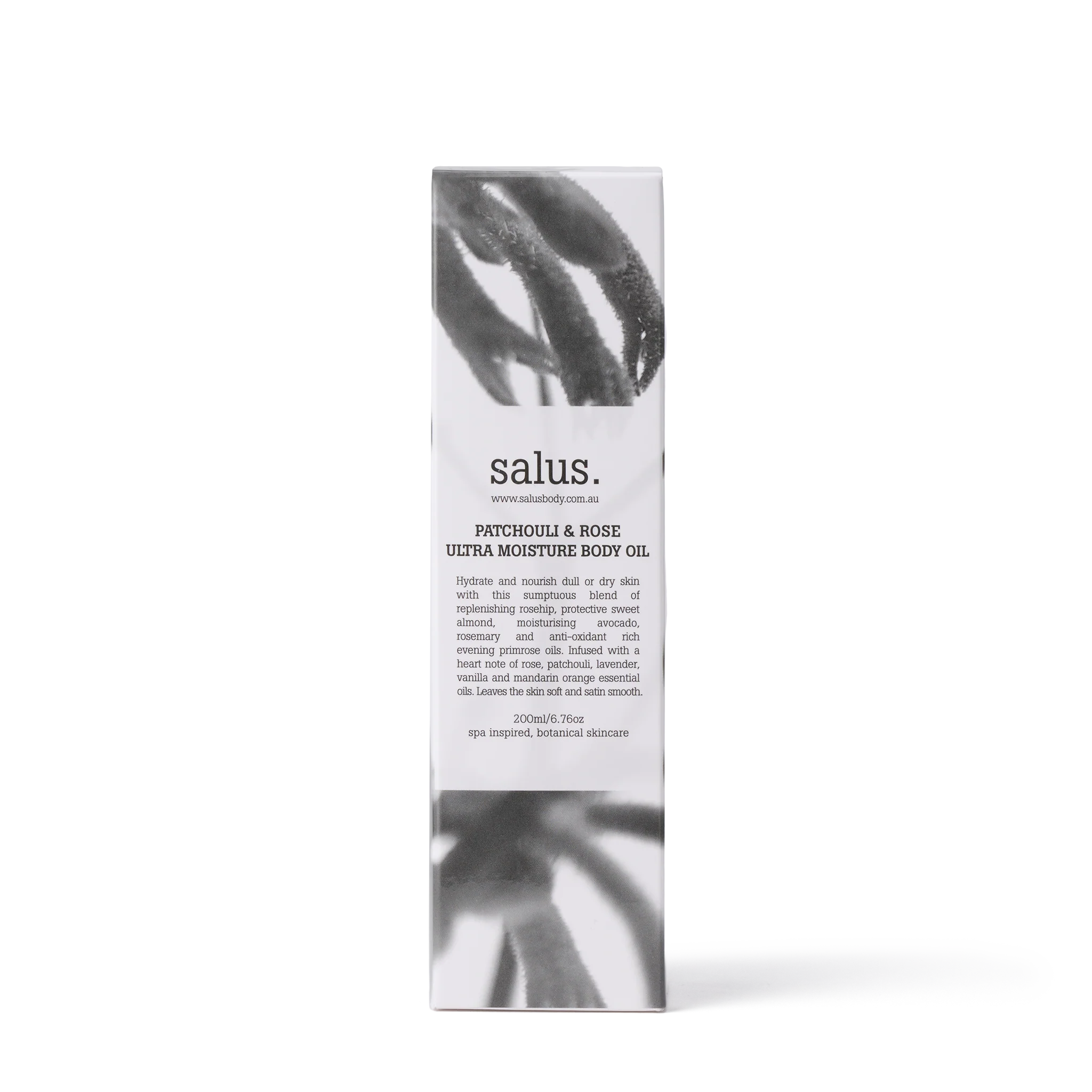 Ultra Moisture Body Oil Patchouli Rose 200ml - Salus