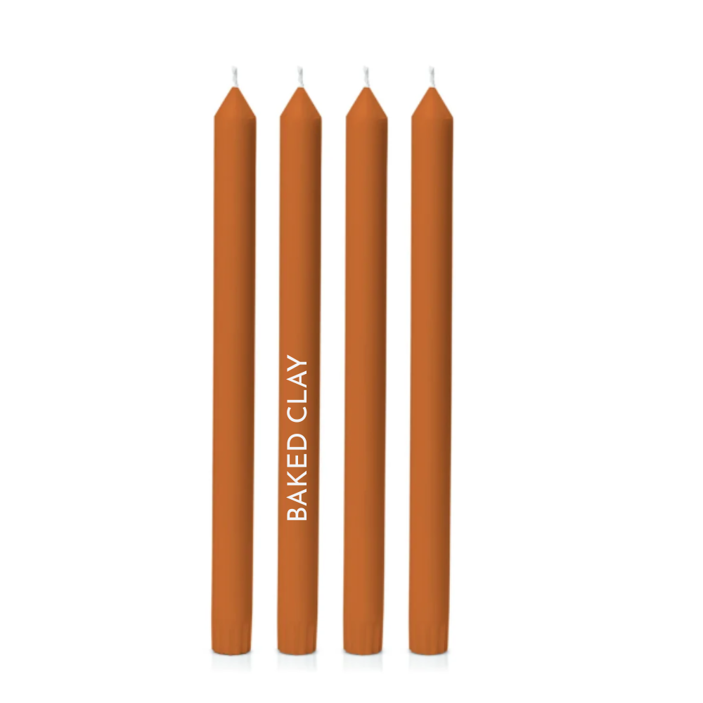 Dinner Candles - 30cm tall, natural colour, 38 colours to choose from