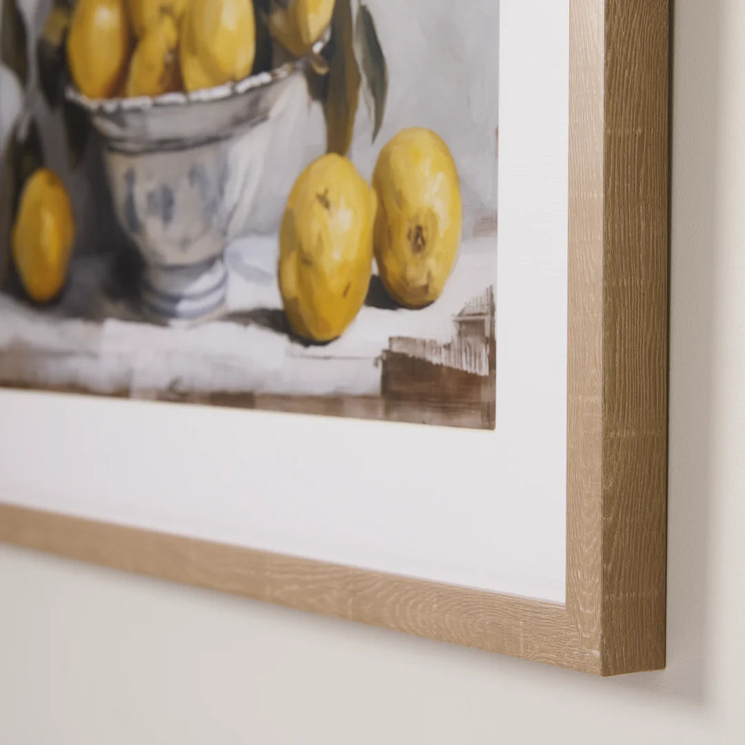 Framed Print - Lemon Bowl Still Life