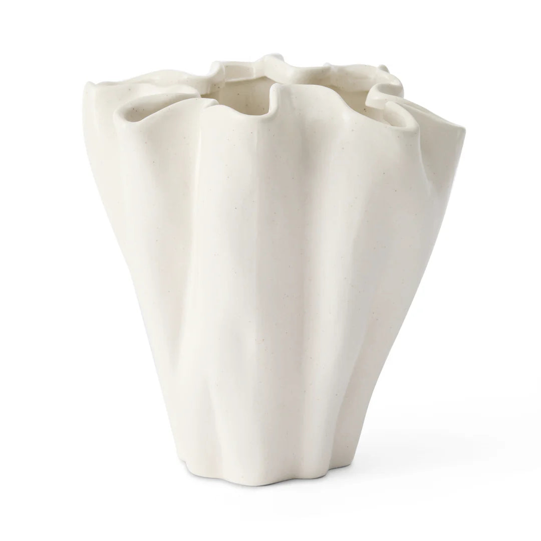 Vase - Ripple Cream