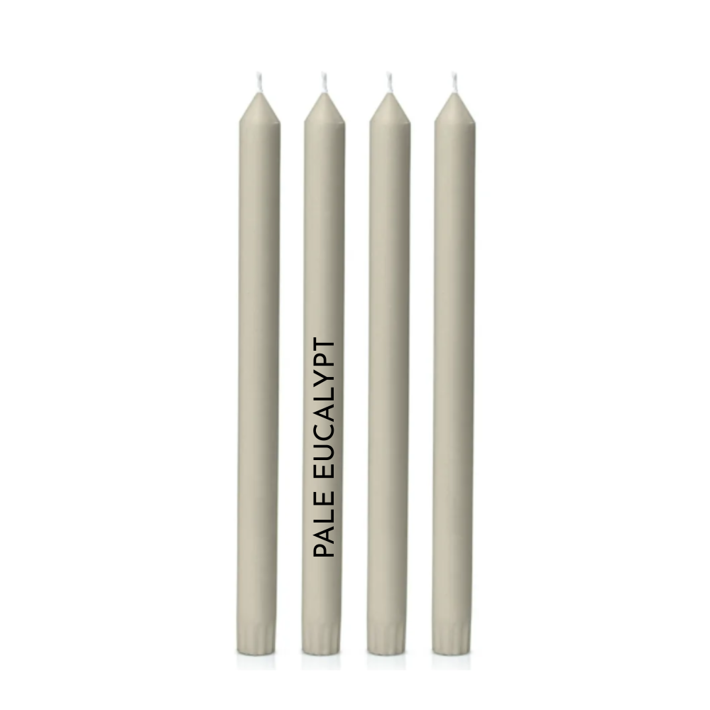 Dinner Candles - 30cm tall, natural colour, 38 colours to choose from