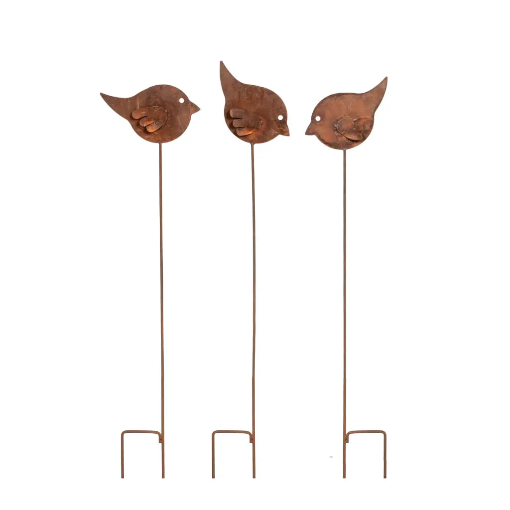Rusty Bird on Stake