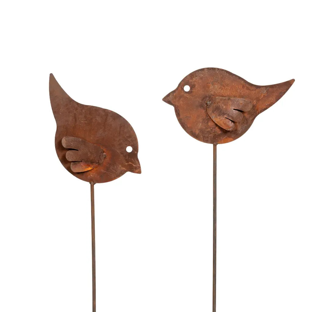 Rusty Bird on Stake