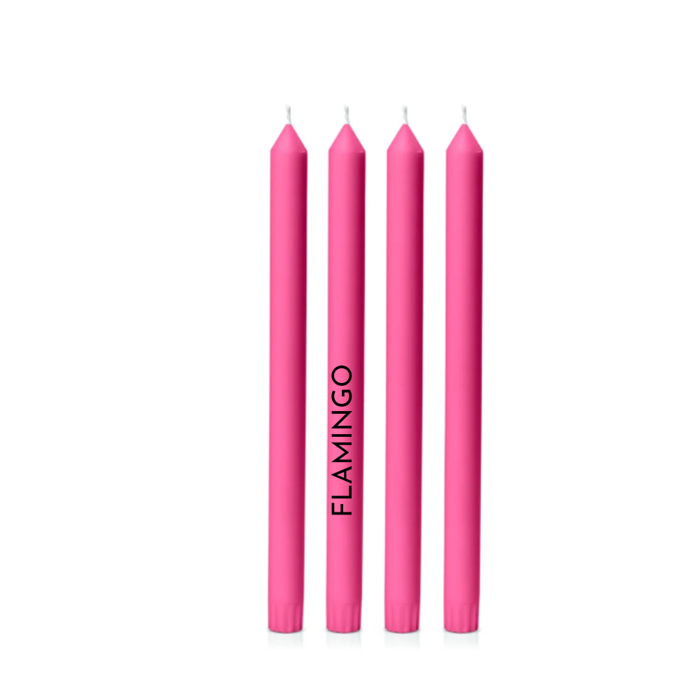Dinner Candles - 30cm tall, natural colour, 38 colours to choose from